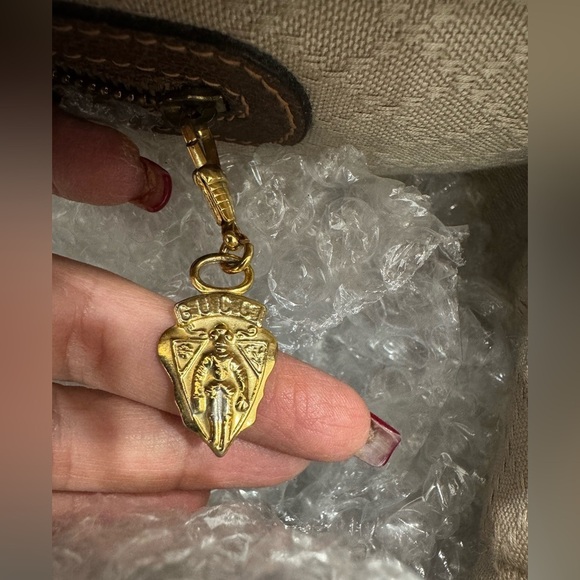 Vintage Gucci GG Canvas Web Stripe Boston Duffle Doctor Bag Sherry Line - Picture 14 of 14